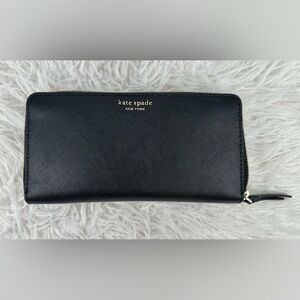 Kate Spade Black Zipper Wallet